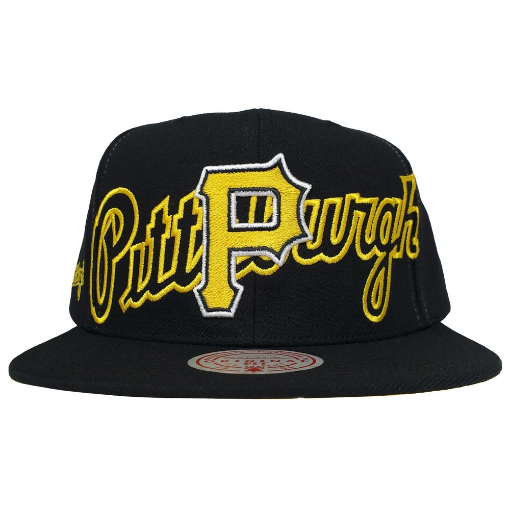 Pittsburgh Pirates Mitchell & Ness MLB Snapback Hat Cap 3D Logo Side‎ Logo NWT